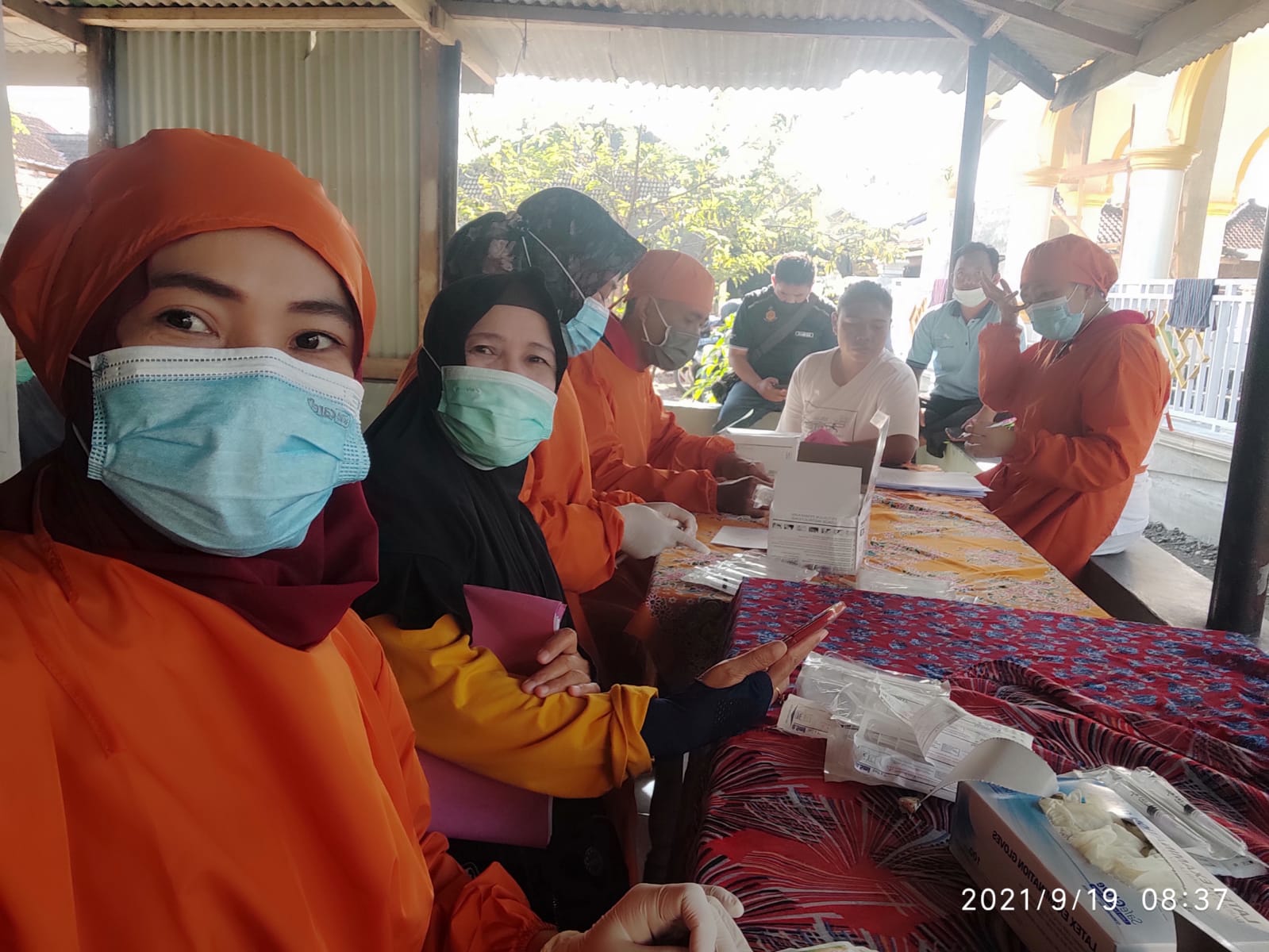 Vaksinasi Covid 19 event Lombok Tengah go internasional